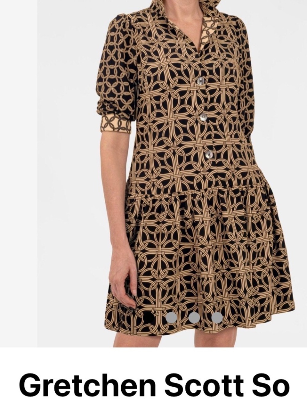 Gretchen Scott Ring Toss Dress